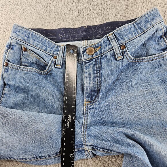 Wrangler Jeans Womens 6x32 Blue Cash Ultimate Riding Bootcut Denim - Picture 8 of 16